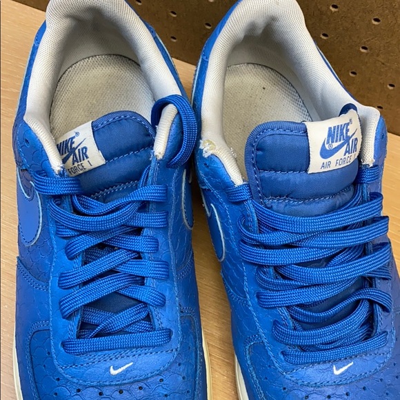 Nike Air Force 1 ‘07 LV8 Star Blue Men’s sz 9.5 - Picture 7 of 12